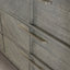6 Drawer Dresser Book Matched Veneers - Gray