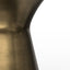 Raquel - Side Table - Antique Brass / White