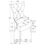 Tufted Dining Chair With Button Tufting And Nailhead Trim