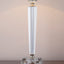 Diamond - Torch Contemporary Crystal Table Lamp (Set of 2) - Clear / Off White / Polished Nickel