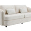 Mariko - 3 Piece Living Room Set Sofa Loveseat Chair - Beige