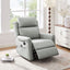 Manual Recliner Swivel Rocking Chair With 8 Point Massage And Heating