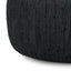Fredrik - Round Pouf - Black