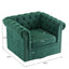 Chesterfield Style Swivel Club Chair With Button Tufted