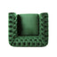 Nexuson - Upholstered Chesterfield Chair With Deep Tufted And Nailhead Trim