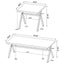 3 Piece Occasional Set, Coffee Table And 2 End Tables - Brown