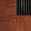 Italian Retro Inspired Acacia Wood Storage Coffee Table - Brown / Black