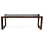 Christina - Bench - Cognac / Dark Brown / Tan