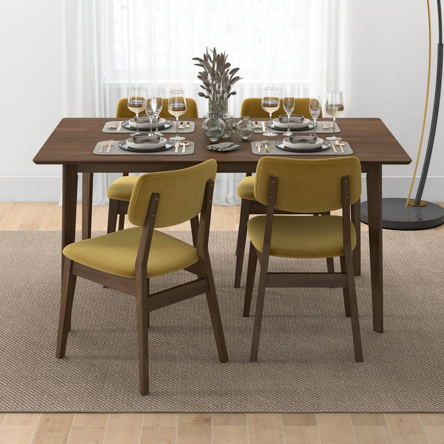 Carlos - Solid Back Side Chair (Set of 2)