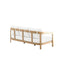 Wesley - Patio Sofa With Cushions - White