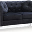 Stylish Sloped Arm Loveseat
