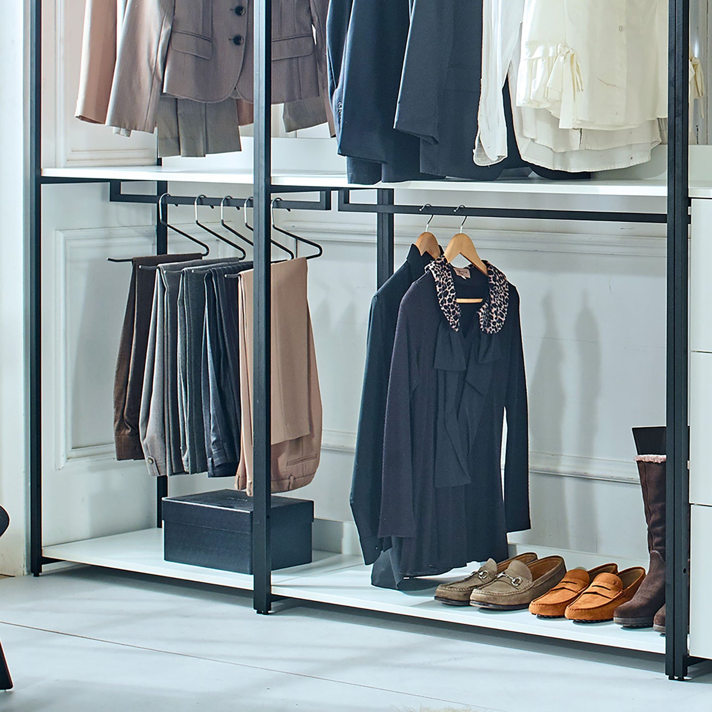 Fiona - Walk-In Closet System, Freestanding - White