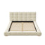 Upholstered Platform Bed Frame With Tufted Headboard