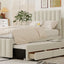 Upholstered Design Platform Bed With Trundle