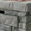 Outdoor Square Propane Fire Pit 40, 000 Btu - Gray
