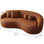 Drake - Japandi Style Curvy Boucle Sofa