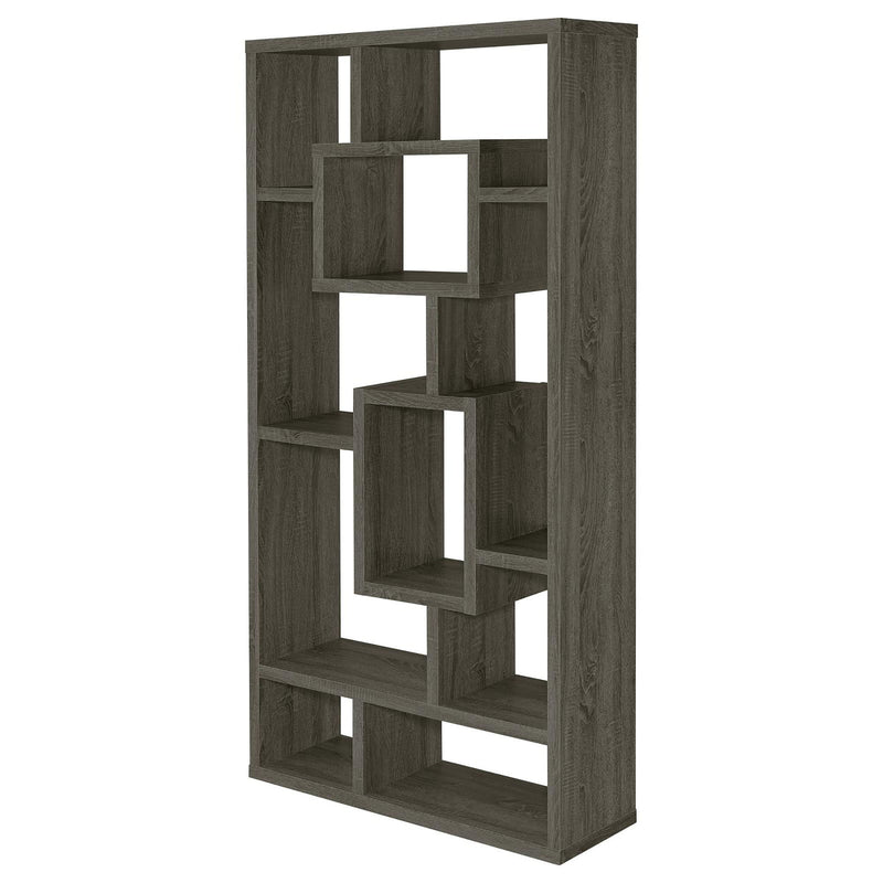 10 Shelf Open Back Bookcase