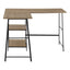 Computer Desk, Home Office, Corner, Storage Shelves, L Shape, Work, Laptop, Contemporary, Modern