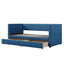 Daybed With Two Drawers And Wood Slat