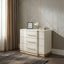 Lexington - 3 Drawer Nightstand - Beige