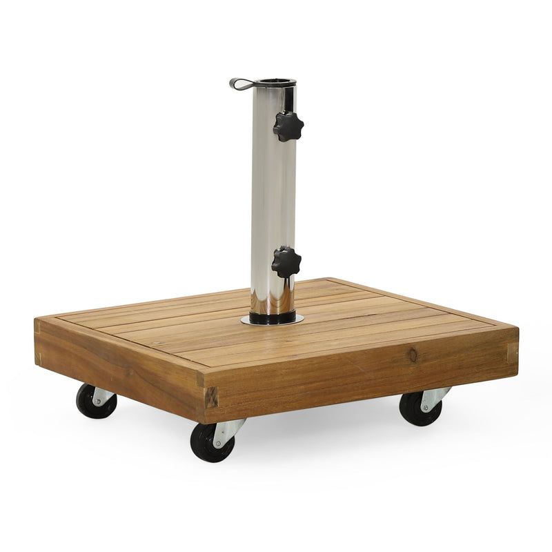 Ralph - Square Umbrella Base - Teak