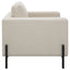 Schwan - Upholstered Track Arm Accent Chair - Oatmeal