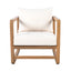 Outdoor Lounge Chair With Oversized Cushion Set For Patio
