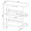 Karinna - 2 Tier Home Bar Table With Shelf - Silver