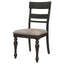 Kavita - Dining Side Chair (Set of 2) - Charcoal