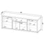 Noriega - 4 Door 60" TV Stand With Hidden Storage - Mango Color