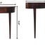 Backless Mounted Console - Brown