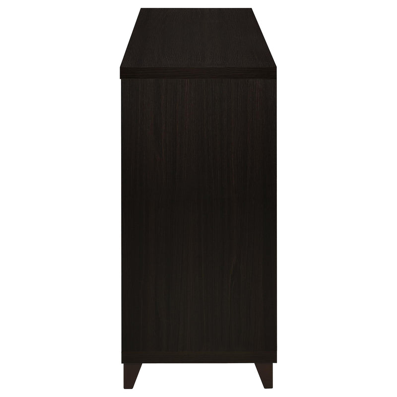 Nyler - 3 Drawer Rectangular TV Console - Cappuccino