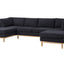 Hallie - Wide Sherpa Double Chaise U-Shape Sectional Sofa
