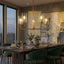 Dazzle - 5 Lights Chandelier With Clear Seeded Satin - Antique Brass / Clear / Gold