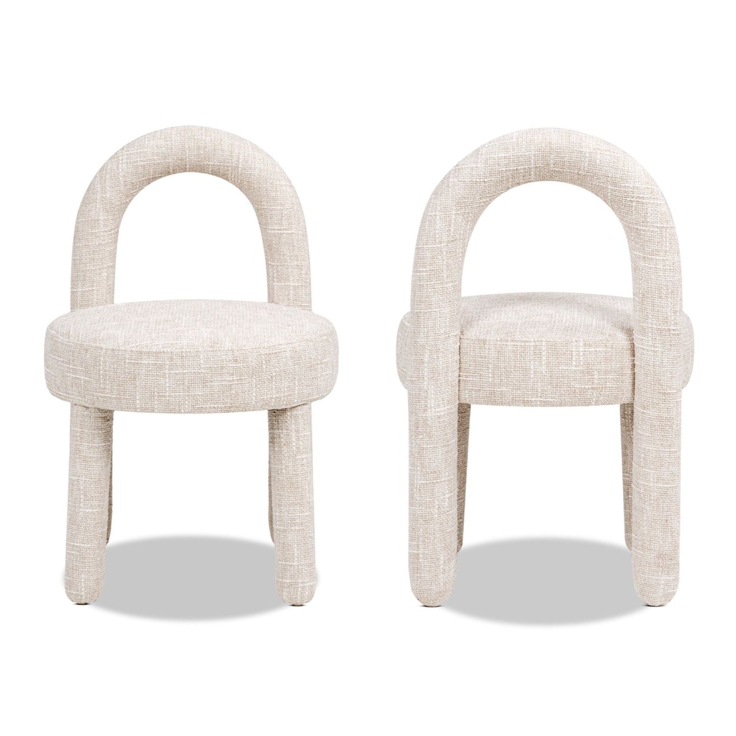 Penny - Round Arched Fully Upholstered Dining Side Chair (Set of 2)