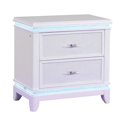 Opium - 2 Drawer Nightstand - White
