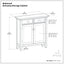 Redmond - Entryway Cabinet With Adjustable Shelves And Drawers - Brown