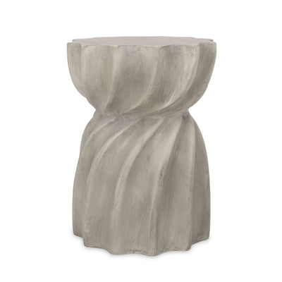 Modern Canis Side Table Outdoor Use - Gray