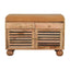 Shutter Shoe Rack With 2 Drawers - Beige