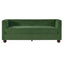 3 Seater Sofa Upholstery With Square Arms, Living Room Couch