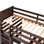 Loft Bed With A Stand Alone Bed, Shelves, Desk, And Wardrobe