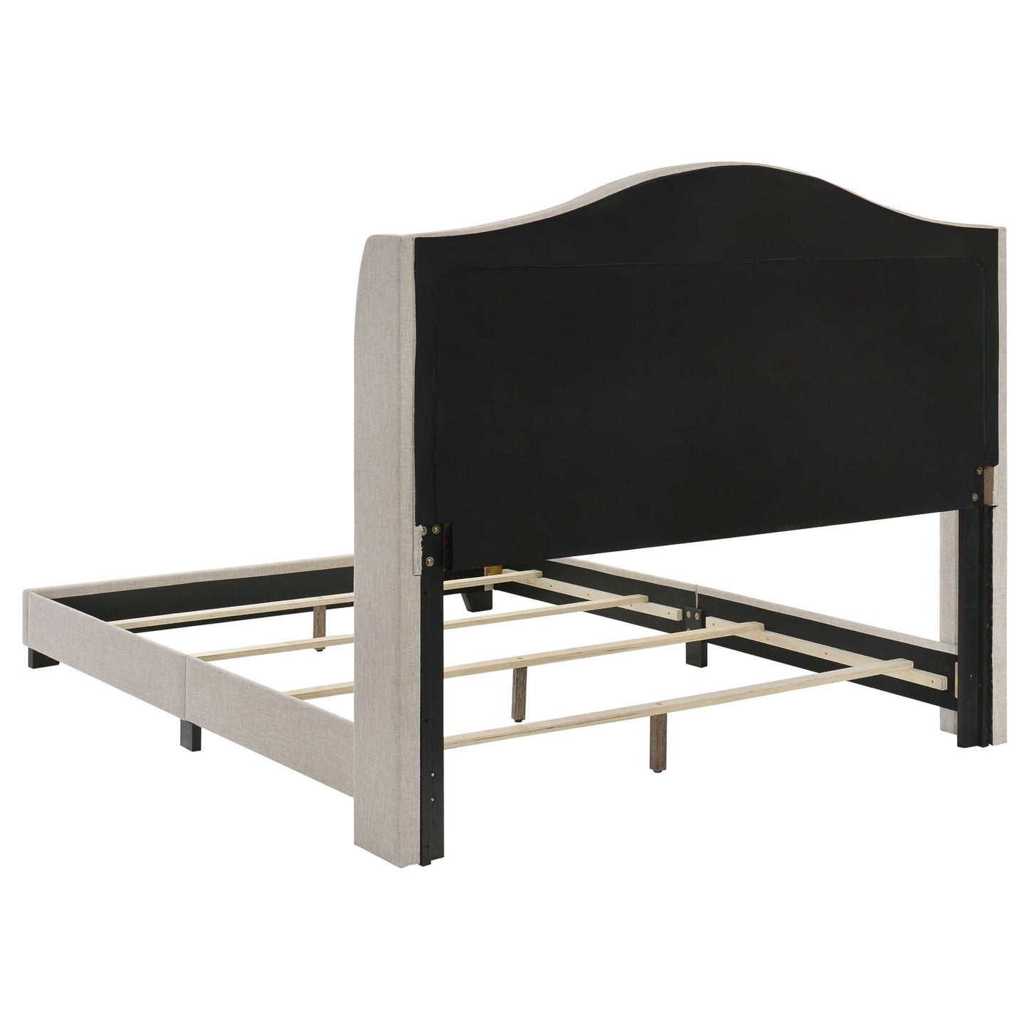 Maassluis - Bed With Button Tufted Headboard