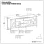 Cosmopolitan - Wide TV Media Stand - Mahogany Brown