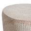 Outdoor / Indoor Lightweight, Concrete Side Table, Travertine - Beige