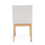 Contemporary Dining Chair SetWith Upholstered Fabric