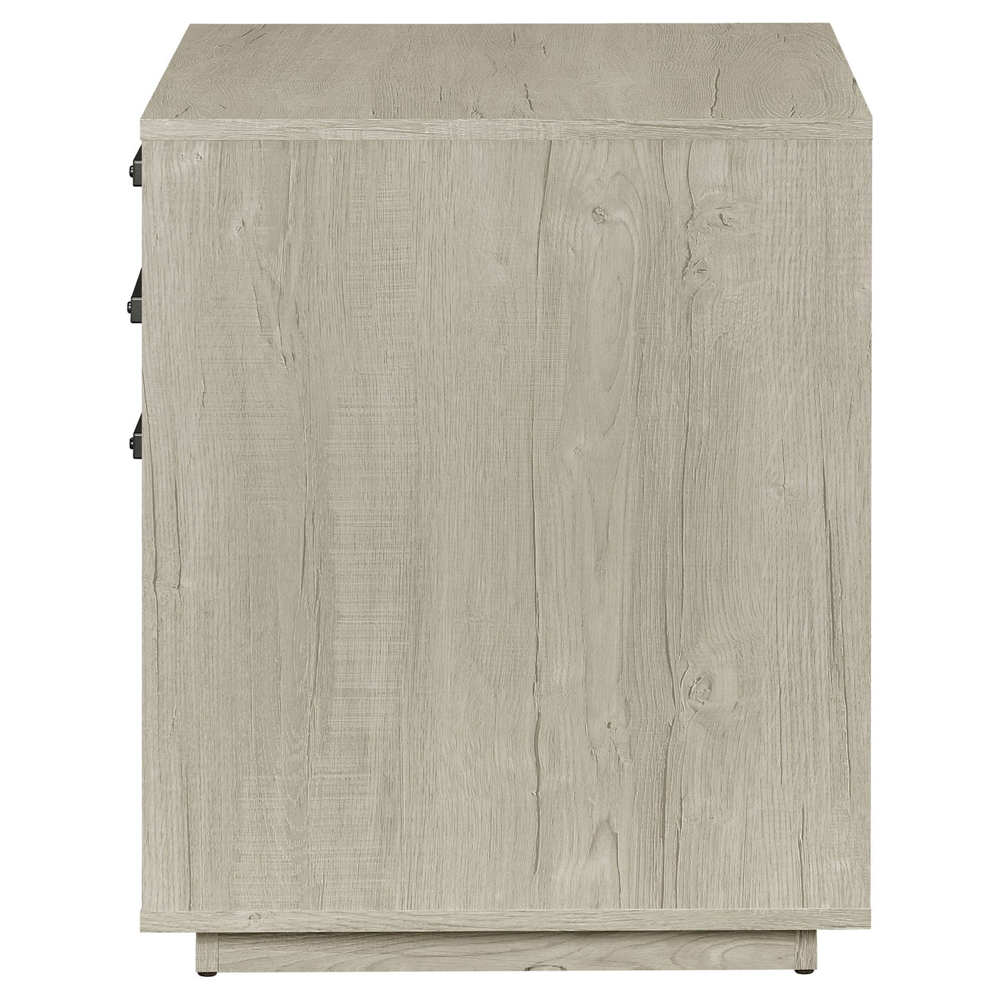 Loomis - 3 Drawer Home Office File Cabinet - White / Gray