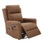 Manual Recliner Swivel Rocking Chair With 8 Point Massage And Heating