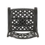 Outdoor Cast Aluminum Swivel Bar Stool With Scrolled Arms - Bronze
