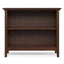 Amherst - 2 Shelf Bookcase - Brown