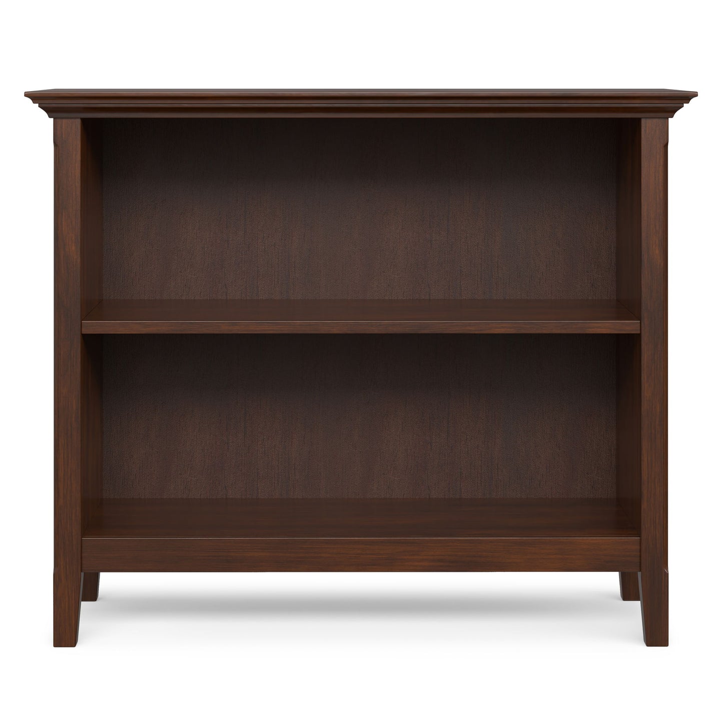 Amherst - 2 Shelf Bookcase - Brown